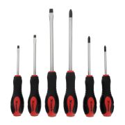 Набор отверток ударных, 6шт., PH + SL, CrV, 2к рукоятка