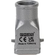 Кожух со штепселем металлический, 5 полюсов, 10A, верхний ввод PG 11, IP65