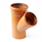 Тройник 160х110 45 град., для наружной канализации