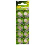 Батарейка пуговичная алкалиновая GP 186A