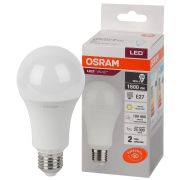 Лампа светодиодная груша LED 20 Вт E27 3000К 1600Лм 220 В (замена 150Вт) OSRAM