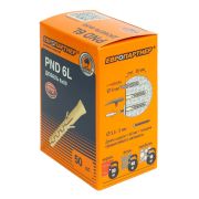 Дюбель распорный 6х50 нейлон удлиненный (50 шт)