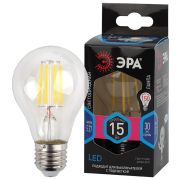 Лампа светодиодная декоративная LED 15 Вт 1950Лм 4000К груша, филамент нейтральный E27 230В F-LED A60-15W-840-E27