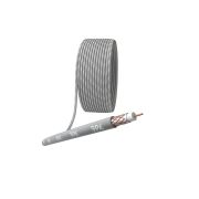 Кабель коаксиальный RG-6U 75 Ом Cu,  оплётка Cu 64% нг(АHF серый 100м R-64-HF100