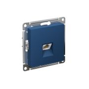 ATLASDESIGN РОЗЕТКА компьютерная RJ45, кат. 5Е, механизм, АКВАМАРИН