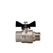 Кран шаровой полнопроходной  1/2' ВН бабочка