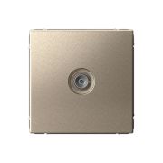 ARTGALLERY TV ТВ розетка проходная 4DB, механизм, шампань