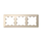 ATLASDESIGN AIR 3-постовая РАМКА, БЕЖЕВЫЙ/дымчатый белый