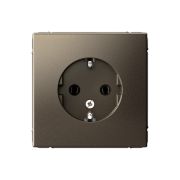 ARTGALLERY розетка с заземлением, 16А, механизм, мокко