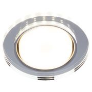 Светильник встраиваемый со светодиодной подсветкой DK LD51 MR GX53 зеркальный