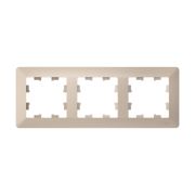 ATLASDESIGN AIR 3-постовая РАМКА, ПЕСОЧНЫЙ/дымчатый белый