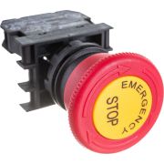Кнопка аварийная Грибок 40мм (1НЗ), возврат поворотом,с маркировкой, серия B (250В AC, 4А), IP50