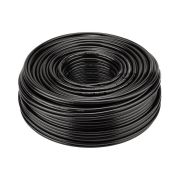 Кабель коаксиальный RG-6U, 75 Ом, CCS/Al/Al, 64%, OUT черный 100 м
