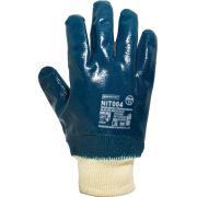 Перчатки защитные на х/б основе с полным нитриловым покрытием с манжетой ArmProtect NIT004 р.11