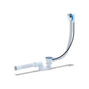 Сифон для ванны АНИ полуавтомат плоский 520 мм