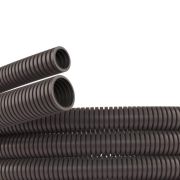 Труба гофрированная PA6V0 25 мм без протяжки темно-серая (50м)