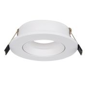 Светильник встраиваемый декоративный KL92 WH MR16/GU5.3 белый, пластиковый (MR16/GU5.3 в комплект не входит)