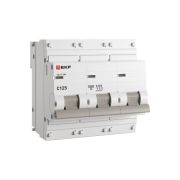 Выключатель автоматический трехполюсный 125А C ВА47-100 10кА PROxima