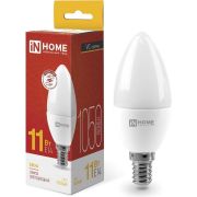 Лампа светодиодная LED-СВЕЧА-VC 11Вт 230В Е14 3000К 1050Лм IN HOME