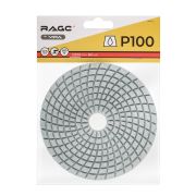 Круг алмазный гибкий шлифовальный Р100 125 мм черепашка для керамогранита АГШК мокрое шлифование