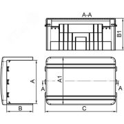 Угол плоский Т-образный 100x40 NTAN IN-Liner