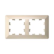 ATLASDESIGN AIR 2-постовая РАМКА, БЕЖЕВЫЙ/дымчатый белый