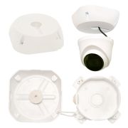 Коробка монтажная универсальная МК-4 для видеокамер, имеющих вывод соединительного кабеля сбоку