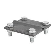 Зажим универсальный полоса 40 - прут 10 пластина 70x70 мм HZ PROxima