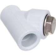 Фильтр сетчатый 20х1/2' ВВ косой, полипропиленовый PPR белый