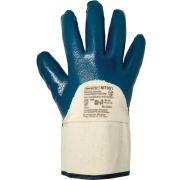 Перчатки защитные на х/б основе с частичным нитриловым покрытием с крагой ArmProtect NIT001 р.9