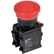 Кнопка ''Грибок'' без фиксации. d - 22 мм 1NO+1NC красная MASTER