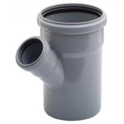 Тройник 110х50 45 град, канализационный