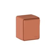 AtlasDesign PROFI IP54 О/У 1-клавишный ВЫКЛЮЧАТЕЛЬ 10 АХ, ТЕРРАКОТОВЫЙ