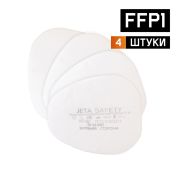 Фильтр противоаэрозольный Jeta Safety класса P1 R  (упаковка 4 шт.)