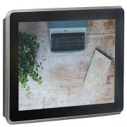 Панель оператора общепром. 9,7' емкостный экран, черная. Корпус: пластик, 1хEthernet, 2хRS485/232, 2xUSB, 24В DC