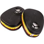 Фильтр противогазовый Jeta Safety для защиты от органических и кислых газов класса A1Е1, (в упаковке2 шт.)