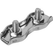 Зажим для троса двойной 6мм Duplex покрытие цинк