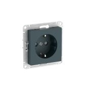 ATLASDESIGN РОЗЕТКА с заземлением со шторками, 16А, быстрозажимные клеммы, ИЗУМРУД