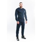 Бельё нательное термостойкое мужское (фуфайка+кальсоны) для защиты от термических рисков электрической дуги 12 кал/см2 БНТм 616W цвет темно-синий, р. 104-108/182-188