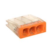 Клемма строительно-монтажная СМК 2273-243 PROxima с пастой 3 отверстия 0.5-2.5мм.кв.