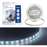 Лента светодиодная 14.4Вт/м 12В 6500К IP20 60LED/м LS606