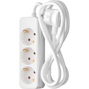 Удлинитель сетевой 16-33Е [1х3], 3м, 16А, с заземл, Белый