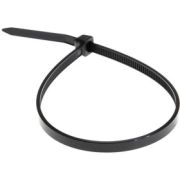 Хомут-стяжка кабельная нейлоновая 350x4,8 мм, черная, упаковка 100 шт, REXANT