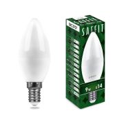 Лампа светодиодная LED 9вт E14 дневной матовая свеча