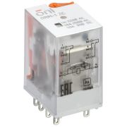 Реле интерфейсное ORM 2C 220В AC со светодиодом и тестовой кнопкой