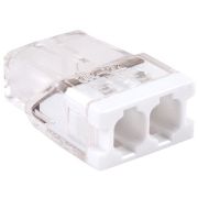 Клемма соединительная  2-контактная Elеctrodeel ED 772-202, сечение 0,5-2,5 мм2, 24А/450В (упаковка 100 штук)