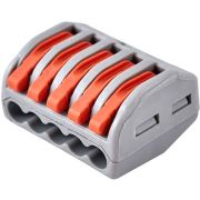 Клемма соединительная  5-контактная Elеctrodeel ED 222-415-b6, сечение 0,08-4,0 мм2, 32А/400В (упаковка 6 штук)