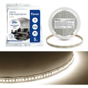 Лента светодиодная 16Вт/м 24В 4000К IP20 180LED/м LS502