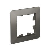 ATLASDESIGN AIR 1-постовая РАМКА, СТАЛЬ/дымчатый черный