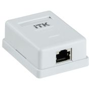 Розетка информационная настенная RJ45 кат. 5E FTP 1-порт